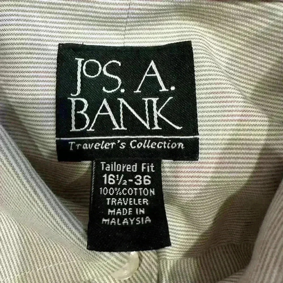 Jos. A Banks Lot of 3 Dress Shirts Size 16 1/2 36 - Picture 4 of 10